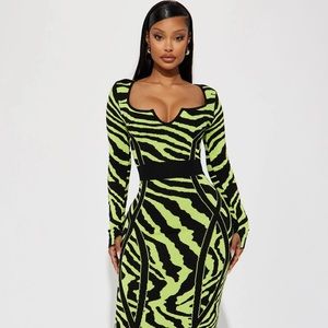 Wild thing long sleeve maxi dress